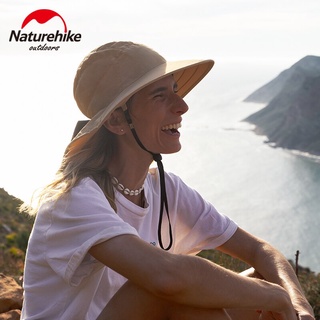 Naturehike NH21FS531 หมวกปีกกว้าง กันแดด UPF50+ หมวกพับ เดินป่า ตกปลา Shawl Foldable Fisherman Hat