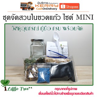 ชุดจัดสวนขวด DIY ไซต์ mini ขนาดของสินค้าตามที่ระบุไว้ อ่านก่อนสั่งซื้อ