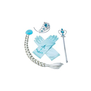 Elsa set พร้อมส่ง คฑา มงกุฎ เปีย ถุงมือ เอลซ่า