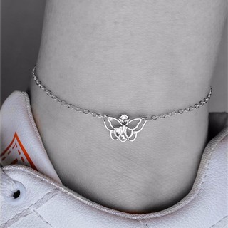 สร้อยข้อเท้าผีเสื้อ butterfly charm chain anklet