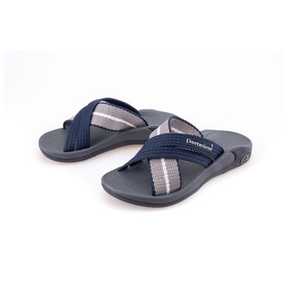 Dortmuend CC211 Navy Blue-Grey "The Orthotic Sandals" รองเท้าสุขภาพ บรรเทาอาการเจ็บจากฝ่าเท้าแบนเท้าผิดรูป ฝีกยืนได้ตรง