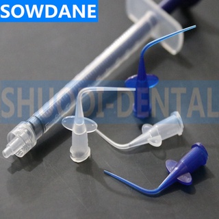 Disposable Irrigation Rinse Tips Dental teeth whitening Flexible Composite Resin Rinse Tip Endo Soft Needle