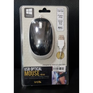 Mouse แบบสาย usb MH100 ย่อห้อ VOX