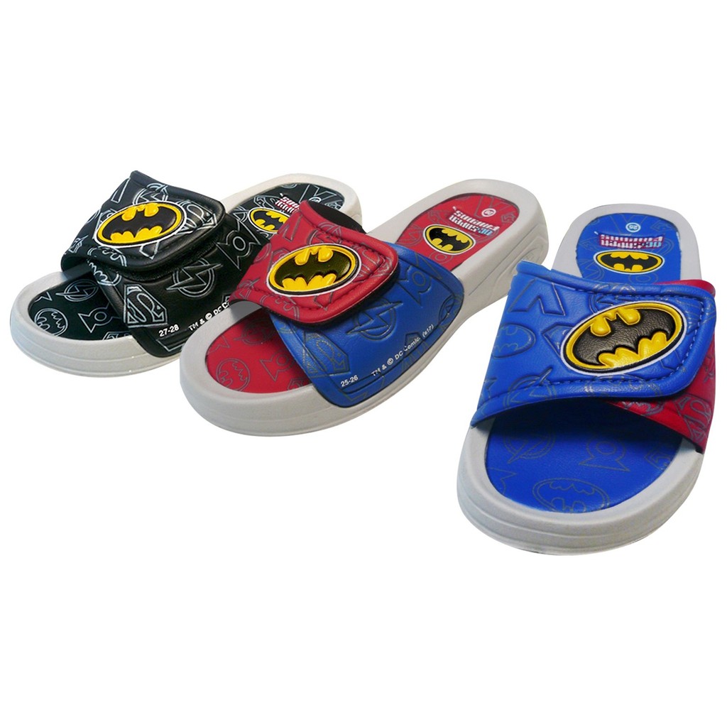 รองเท้าเด็ก Footniks EVA รุ่น 33-1708  แบบสวม แบทแมน (Batman)  ลิขสิทธิ์แท้ DC Super Friends
