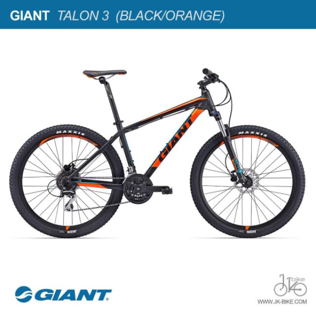 จักรยานเสือภูเขา TALON 3 BLACK/ORANGE 27.5"