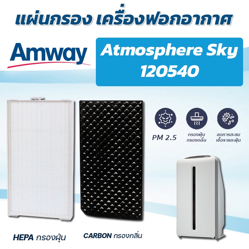 แผ่นกรองอากาศ Amway Atmosphere Sky เครื่องฟอกอากาศ แอมเวย์ แอทโมสเฟียร์ สกาย ไส้กรองฝุ่น กรองกลิ่น