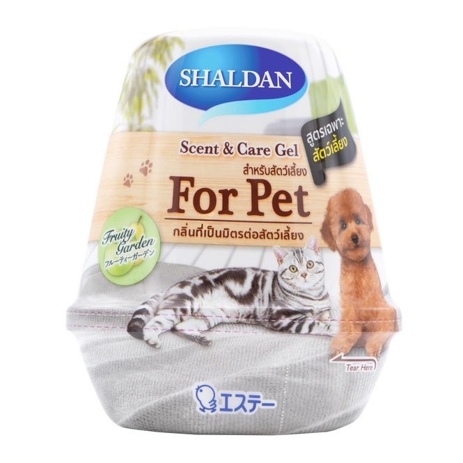 SHALDAN Scent & Care Gel สำหรับสัตว์เลี้ยง (180กรัม)