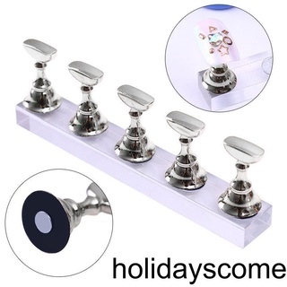 [HCLM] Nail Practice Stand Base Display Holder Nail Art Showing Shelf Manicure Tool