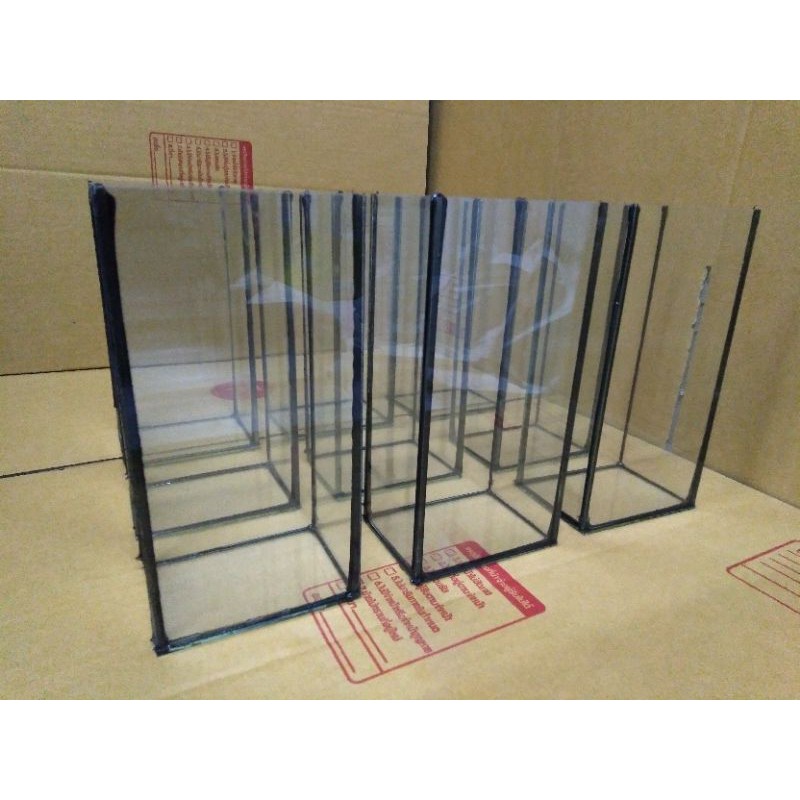 โหลปลากัด เหลี่ยมปลากัด 3×4×8 จำนวน12ใบ