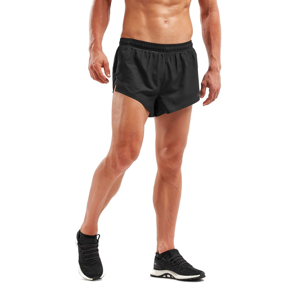 2XU GHST 3" Men BLK/NRO - กางเกงวิ่งขาสั้นรุ่น TOP ของ 2XU - size S