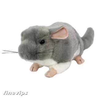 [FINEVIPS] MagiDeal Animal Chinchilla Plush Doll Animal Stuffed Soft Cute Baby Toy