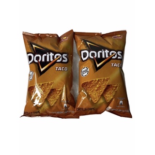 DORITOS TACO,โดริโทส รสพิเศษ ทาโก้ สินค้านำเข้าจากมาเลเซีย 198.4g JUMBO PACK สีน้ำตาล 1SETCOMBO/จำนวน 2 แพค พร้อมส่ง!!