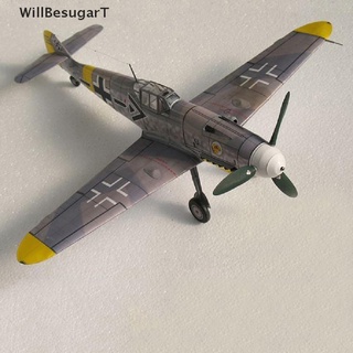 [WillBesugarT] โมเดลเครื่องบินทิ้งระเบิด 3D เยอรมนี 1:32 Bf-109 G6/G14