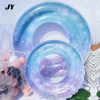 NEW!! แหวนว่ายน้ำเลื่อม Starry ห่วงยางแฟนซี ห่วงยางว่ายน้ำ ห่วงยางเป่าลม ห่วงยางเด็กและผู้ใหญ่ สีสวย 70cm/90cm