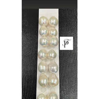 Big pearl baroque stud earrings size 15-16 mm 🔥