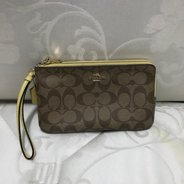 coach กระเป๋าตังค์ผู้หญิง ของแท้100%