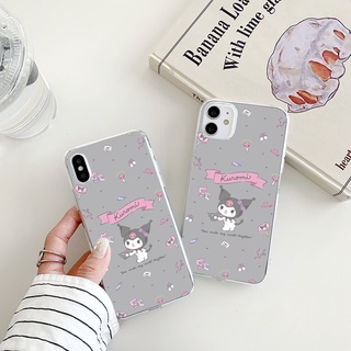 kuromi เคสไอโฟน 13 pro max case iPhone 7 8 Plus Se 2020 8พลัส X Xr Xs Max phone cover 14 plus 13 12 11 promax เคส