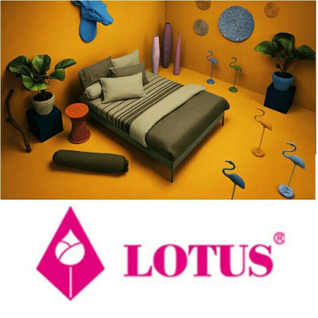 [ของแท้ 💯%] LY-02-11 : เครื่องนอนโลตัส (LOTUS) รุ่น LOVELY (ผ้าปูที่นอน 5 , 6 ฟุต ผ้านวม)