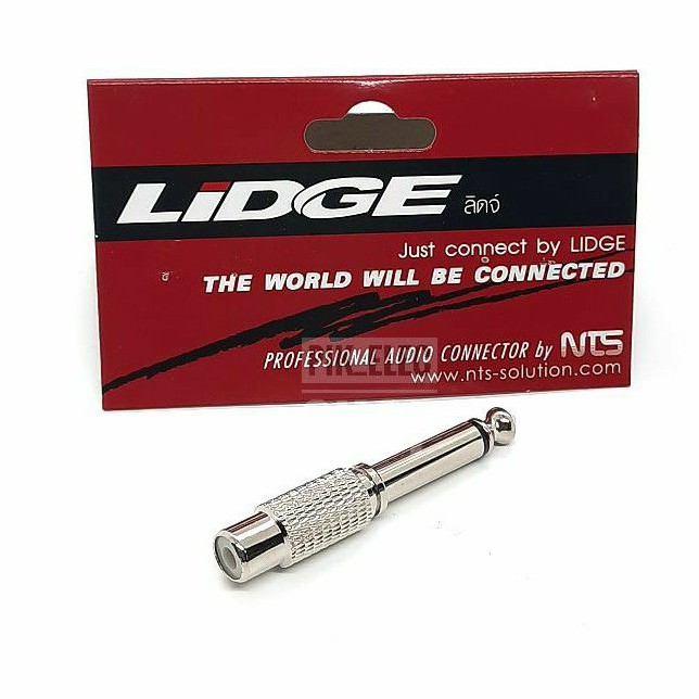 (1ตัว) แจ๊คต่อ ปลั๊กไมค์ตัวเมีย ท้าย แคนน่อน ตัวผู้ LIDGE YM-076 ลิดจ์ แจ๊คไมค์โมโน XLRผู้ หัวแปลง คอนเน็คเตอร์ลิดจ์