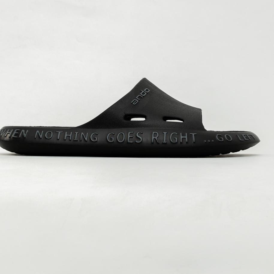 Ando Official Adult Mens Aguero Slippers - สีดํา