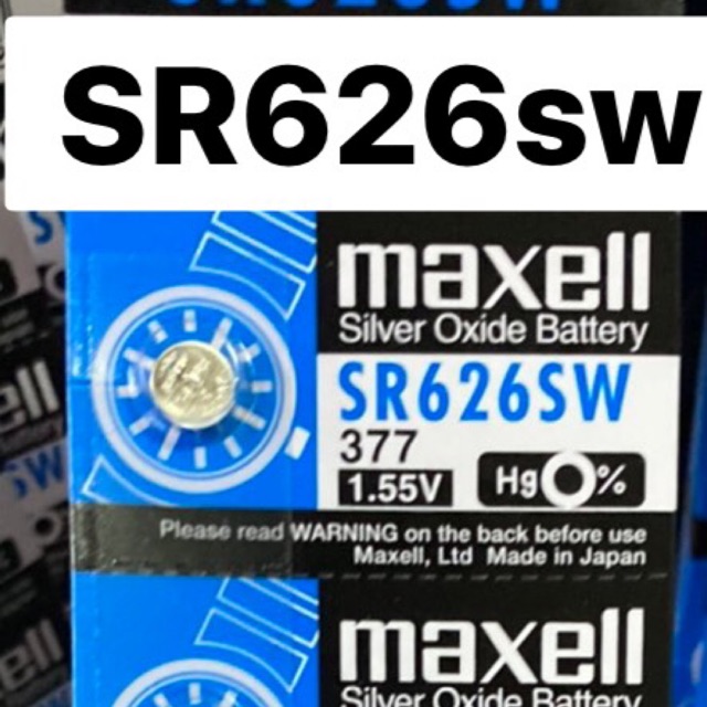 ถ่านกระดุม Maxell sr626sw ได้5ก้อน