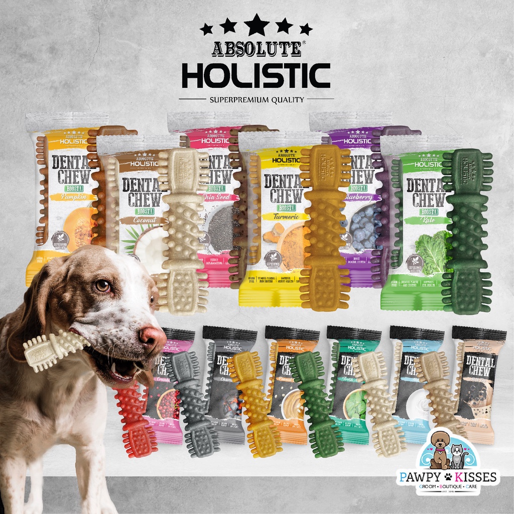 Absolute Holistic Boost หรือ Classic Dental Dog Chew 4 นิ้ว (25g)