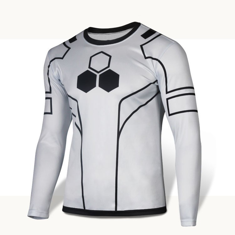 เสื้อยืด SUPERHERO WHITE IRONMAN นําเข้า + BONUS