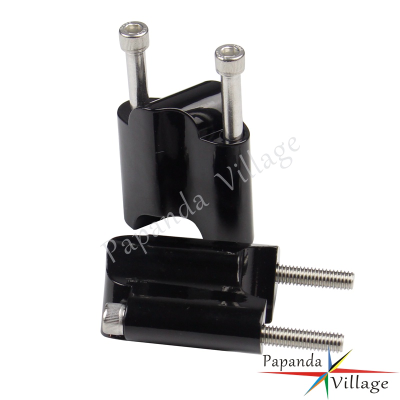 BlackPolish 1quot Handlebar Riser 2quot Riser Extension Block for ...