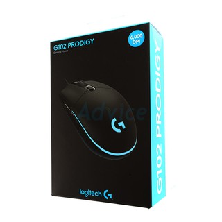 เมาส์ เกมส์มิ่ง Optical Mouse LOGITECH (G102) Prodigy Gaming Black