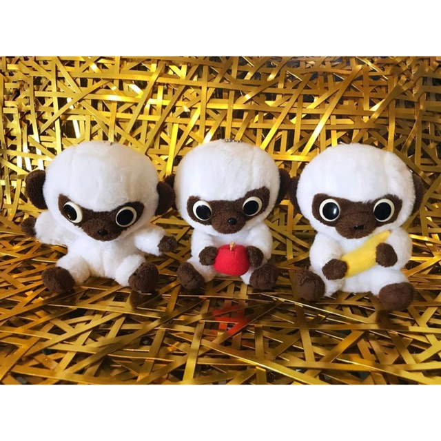 อมูส amuse พวงกุญแจตุ๊กตาลิงอมูส หายากมาก collection เดียวกัน น่ารักสุดสุด