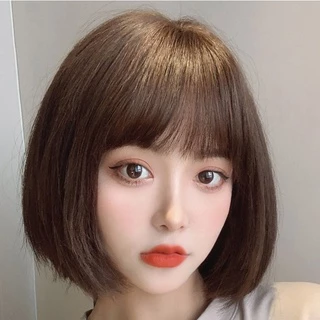วิกผมผู้หญิง วิกผมบ๊อบ วิกผมบ๊อบเรียบลม bobo Wig
