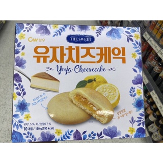 ซีดับเบิ้ลยู คุกกี้ชีสแยมส้ม 190g. Cw Yuja Cheese Cake Cookie