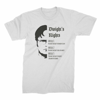 เสื้อเชิ้ต Dwights Rights Schrute สําหรับผู้ชายS-5XL