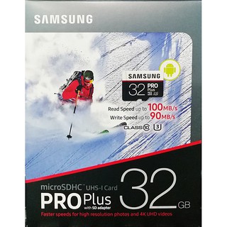 Samsung MicroSD Pro Plus 32-64GB U3 (Read100/Write90) ประกันSamsung 10ปี