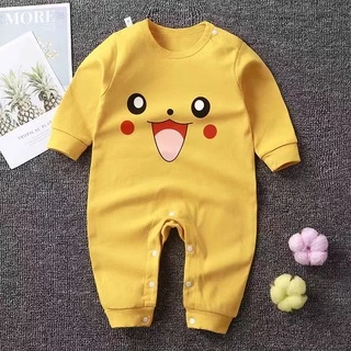 LTY06 รอมเปอร์เด็ก บอดี้สูทเด็ก แขนยาว-ขายาว ผ้านิ่มใส่บาย ชุดเด็กอ่อน ชุดเด็ก