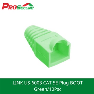 LINK US-6003 CAT 5E Plug BOOT Green/10Psc