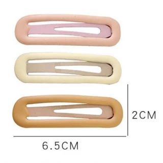 Cute 113 กิ๊บติดผม กิ๊บแป๊กสไตล์เกาหลี ทรงรี ยาว 6.5 cm.