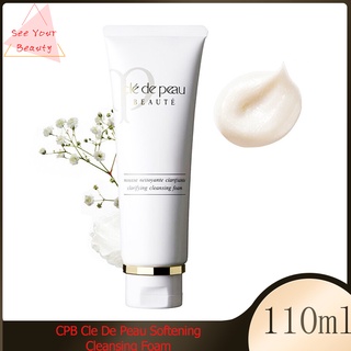 เวอร์ชั่นใหม่ CPB Cle De Peau Softening Cleansing Foam 110ML ทำความสะอาดผิวหน้า (เคลย์เดอโป)