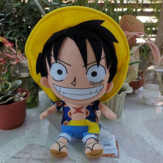 (ของแท้) ตุ๊กตา ลูฟี่ Lufy ชุดทานตะวัน จาก การ์ตูน วันพีช Onepiece ไซต์ S