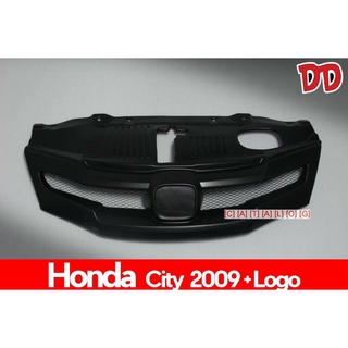 B.S.D กระจังหน้าแต่ง + โลโก้ H แดง HONDA CITY 2009 สีดำด้าน งาน ABS ทรงตระแกรง(สินค้าแต่งซิ่งนะครับสอบถามก่อนสั่งครับ)
