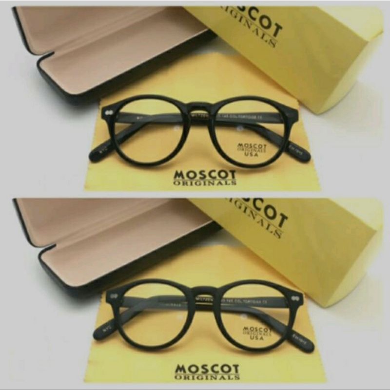 แว่นตา Moscot miltzen & Tuchus ของผู้ชายและผู้หญิง - ลบบวกกระบอก