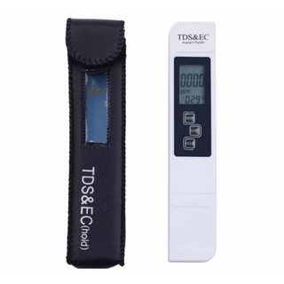 TDS&amp;EC PPM Meter Tester พร้อมจอแอลซีดีดิจิตอล เครื่องวัดคุณภาพน้ำ 3in1 ปากกาทดสอบ PH