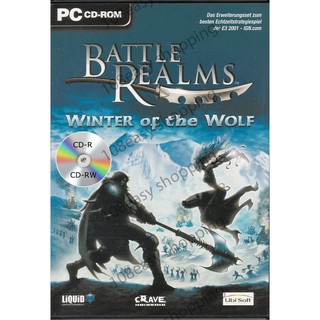 {ส่งฟรี!!!} {ได้รับใน24ชม.} !! เกม !! เกมส์สเปคต่ำ Battle Realms + Winter of the Wolf เกมส์สร้างฐาน เกมส์สงคราม