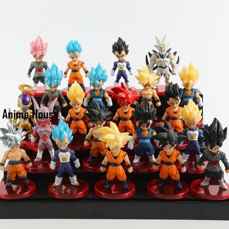 พร้อมส่ง ของเล่นฟิกเกอร์ Dragon Ball 21 ชิ้น / ชุด115 569c295kx4