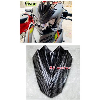 Y15zr V2 ชุดฝาครอบไฟหน้า คาร์บอนไฟเบอร์ LED สําหรับ YAMAHA Y15