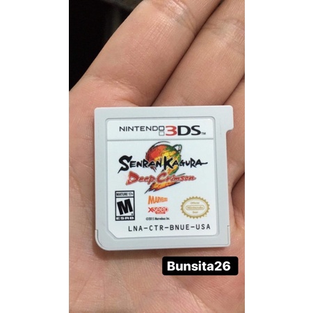 แผ่นเกมส์ 3DS senran kagura deep crimson   Senran Kagura 2 Deep Crimson  เสียงพูด Japan ( ญี่ปุ่น ) 