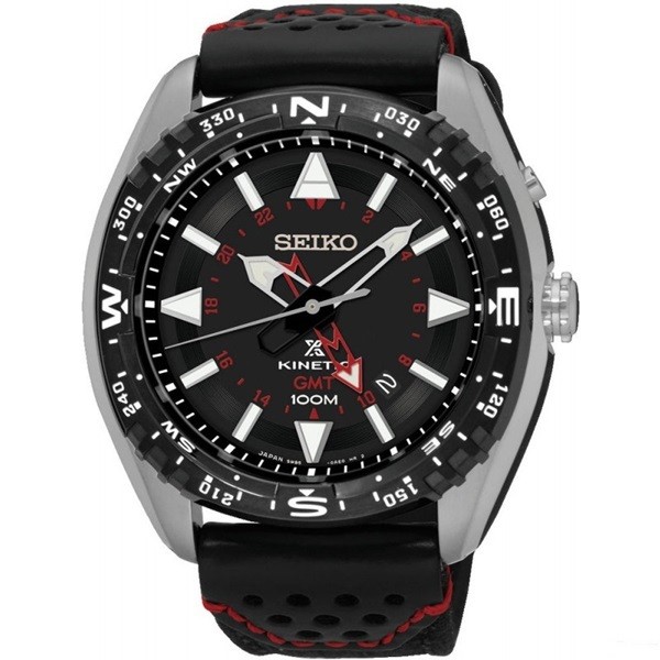 SEIKO Prospex Kinetic GMT นาฬิกาข้อมือผู้ชาย สายผ้า รุ่น SUN049P2