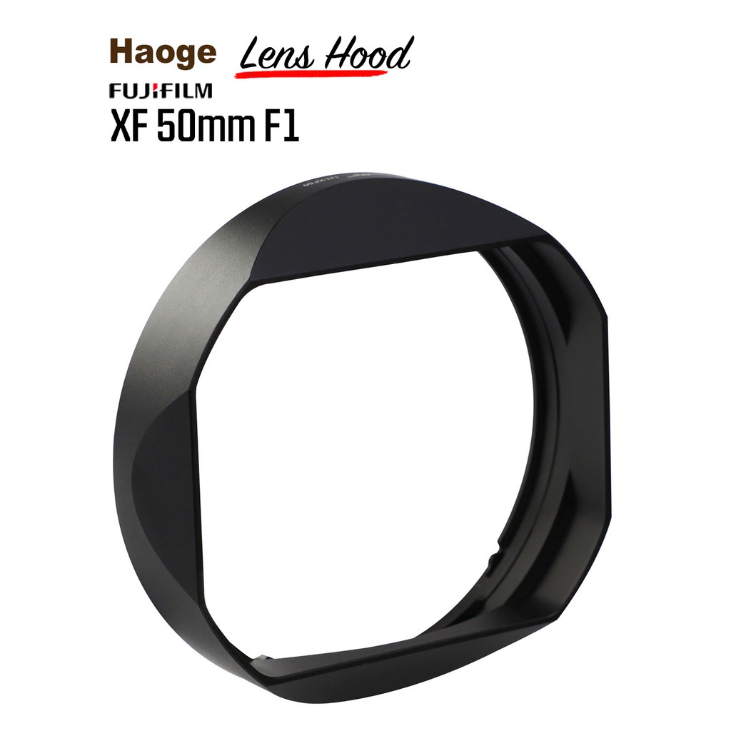 ฮูด Fuji 50mm F1 จาก Haoge Lens Hood LH-XF50