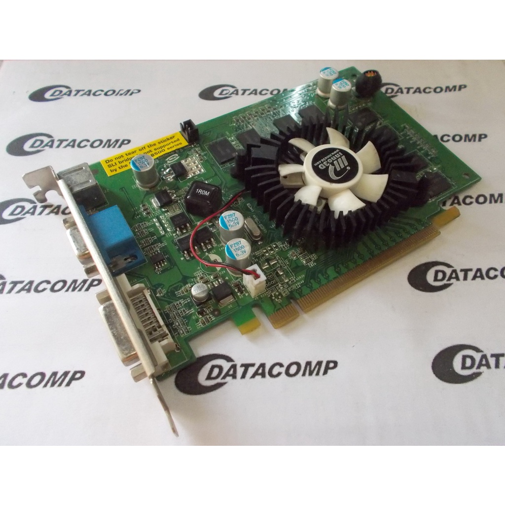 การ์ดจอ Inno3D Nvidia GF 8500GT 512 MB DDR2 สำหรับเล่นเกมส์ สภาพดีพร้อมใช้ครับ