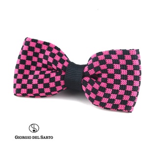 GIORGIO DEL SARTO Knitted Fabric One-Fold Bow Tie โบว์ไทผ้าถักหนึ่งจีบ #1